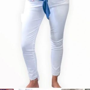 NWT Just Black white denim jeans